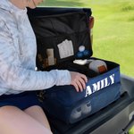 Design personalizzato del nome Grande baule da golf Organizzatore Borsa di stoccaggio con scomparti regolabili Accessori da golf Regalo di Natale di compleanno per gli amanti del golf