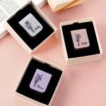 Personalised Multicolour Birth Flower Bouquet PU Leather Magnetic Bookmark with Name Reading Tool Club Birthday Gift for Book Lovers Bookworms