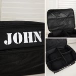 Design personalizzato del nome Grande baule da golf Organizzatore Borsa di stoccaggio con scomparti regolabili Accessori da golf Regalo di Natale di compleanno per gli amanti del golf