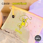 Personalized Long-Tailed Marsupilami Mesh Zipper Transparent Handbag with Name Birthday Gift for Women Kids | Callie × Marsupilami®