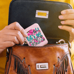 Personalised Cowgirl Hat Horseshoe Western Cowgirl Style LED Double-Sided Makeup Mirror with Name Birthday Wedding Anniversary Gift for Women Girls