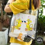 Personalized Long Tailed Marsupilami Clear Tote Bag with Name Birthday Party Mother's Day Gift for Women | Callie × Marsupilami®