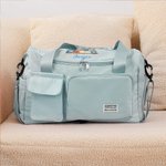 Personalized Sewing Machine Waterproof Large Travel Duffel Bag with Name and Shoulder Strap Birthday Gift for Women Sewing Craft Lovers