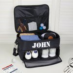 Design personalizzato del nome Grande baule da golf Organizzatore Borsa di stoccaggio con scomparti regolabili Accessori da golf Regalo di Natale di compleanno per gli amanti del golf