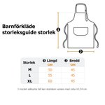 Personlig barnförkläde och kockmössa med djurmotiv som enhörning justerbar storlek och namntryck perfekt julklapp för matlagning och pyssel