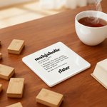 Personalised Mahjaholic 11 oz 15 oz Ceramic Mug with Name Birthday Mahjong Club Christmas Gift for Mahjong Lover Player