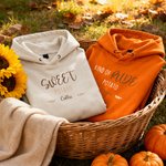 Personalized Sweet Potato Kind of Rude Potato Sweatshirt Hoodie with Name Autumn Winter Gift for Couple Friends