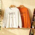 Personalized Sweet Potato Kind of Rude Potato Sweatshirt Hoodie with Name Autumn Winter Gift for Couple Friends