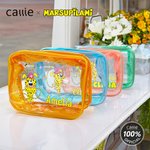 Personalised Cute Long Tailed Marsupilami Flower Cosmetic Bag Daily Use Birthday Christmas Gift for Her | Callie × Marsupilami®