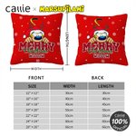 Personalised Christmas Yellow-Spotted Leopard Marsupilami Soft Cushion Cover with Name Home Decor Christmas Gift for Kid | Callie × Marsupilami®