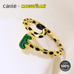 Personalized Long Tailed Marsupilami Shape Ring with Name Friendship Birthday Christmas Gift for Women Girls | Callie × Marsupilami®