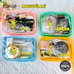 Personalised Cute Long Tailed Marsupilami Flower Cosmetic Bag Daily Use Birthday Christmas Gift for Her | Callie × Marsupilami®