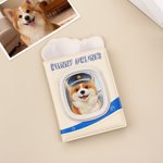 Personalised Pet Photo PU Leather Passport Holder with Name Text and Card Slots Travel Business Essential Birthday Gift for Pet Lover Traveler