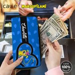 Personalized Cartoon Long-Tailed Leopard Marsupilami Hand Wallet Purse with Name and Zipper Birthday Christmas Gift for Her | Callie × Marsupilami®