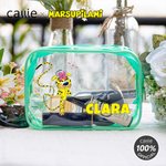 Personalised Cute Long Tailed Marsupilami Flower Cosmetic Bag Daily Use Birthday Christmas Gift for Her | Callie × Marsupilami®