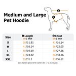 Personalized Classic Plaid Soft Warm Puppy Dog Hoodie with Name Birthday Gift for Pet Lover