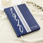 Personalized Pearl A5 Journal Notebook with Name and Year Sorority Bid Day Initiation Big Little Gift for Sorors