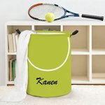 Cesta de almacenaje impermeable multideporte personalizada con asa Nombre y número Regalo de inauguración de la casa para los amantes del deporte en familia