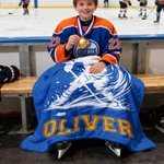 Personalized Hockey Player Silhouette Soft Throw Blanket with Name Home Decor Birthday Match Day Gift for Team Games Hockey Lovers