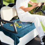 Personalised Just Tap It in Golf Cart Seat Cover with Embroidery Name Club Team Birthday Gift for Golf Player Lover