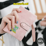 Henkilökohtainen pitkä pyrstö Leopardi Matthew Tri-Fold PU Nahka Lompakko nimi Syntymäpäivä Joululahja naisille Tytöille | Callie × Marsupilami®