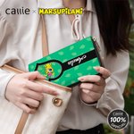 Personalized Cartoon Long-Tailed Leopard Marsupilami Hand Wallet Purse with Name and Zipper Birthday Christmas Gift for Her | Callie × Marsupilami®