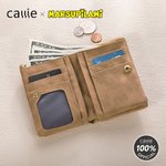 Personalized Yellow-Spotted Leopard Marsupilami Butterfly PU Leather Wallet with Name Birthday Anniversary Gift for Women | Callie × Marsupilami®