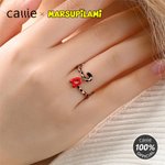 Personalized Long Tailed Marsupilami Shape Ring with Name Friendship Birthday Christmas Gift for Women Girls | Callie × Marsupilami®