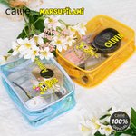Personalised Cute Long Tailed Marsupilami Flower Cosmetic Bag Daily Use Birthday Christmas Gift for Her | Callie × Marsupilami®