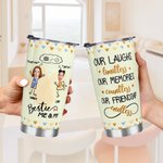 Personalized Clip Art Photos Me & My Besties 20 oz Tumbler with Name Birthday Anniversary Christmas Gift for Besties Travel Tumblers