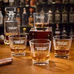 Personalized 2-5 State Maps Whiskey Decanter with Engraved Names Birthday Anniversary Gift for Whiskey Liquor Lover