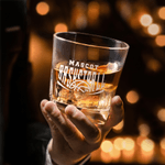 Personalized Basketball Whiskey Decanter Glass Box with Engraved Team Name and Number Birthday Anniversary Gift for Liquor Lovers