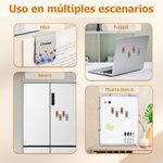 Marcapáginas personalizado de cuero PU magnético acuarela flor del nacimiento con nombre regalo de cumpleaños para amantes de la lectura