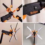 Personalised 3D Printed Sci-Fi Terrain Scanner Style Adjustable LED Desk Lamp with Text and USB Powered Gaming Room Decor Birthday Gift for Gamers