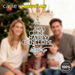 Adorno de Navidad Personalizado de Leopardo de Cola Larga Mateo con Nombre Regalo de Navidad para Familia Amigos | Callie × Marsupilami