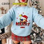 Personalized Long-Tailed Leopard Marsupilami Multicolor Adult T-shirt Sweatshirt Hoodie with Name Christmas Gift for Friends | Callie × Marsupilami®