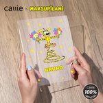 Personalized Long-Tailed Leopard Marsupilami Name Acrylic LED Night Light with Wooden Base Home Decor Birthday Gift for Kids | Callie × Marsupilami®