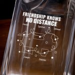 Personalized 2-5 State Maps Whiskey Decanter with Engraved Names Birthday Anniversary Gift for Whiskey Liquor Lover