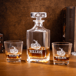 Personalised Motorbike Engraved Name Whiskey Decanter Bar Accessory Birthday Gift for Men Whiskey Lovers