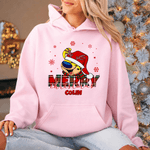 Personalized Long-Tailed Leopard Marsupilami Multicolor Adult T-shirt Sweatshirt Hoodie with Name Christmas Gift for Friends | Callie × Marsupilami®