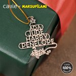 Adorno de Navidad Personalizado de Leopardo de Cola Larga Mateo con Nombre Regalo de Navidad para Familia Amigos | Callie × Marsupilami