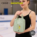 Personalised Long-Tailed Leopard Marsupilami PU Leather Handheld Cosmetic Travel Bag Birthday Gift for Sisters Friends | Callie × Marsupilami®