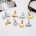 Gepersonaliseerde Bone Drunmstick Paw Print Shape Huisdier Naam Label met Nummer en Adres Dagelijks Gebruik Huisdier Verjaardagscadeau voor Huisdierbezitters