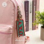 Personalized Multicolor Greek Letter Keychain Bag Charm Daily Use Sorority Bid Day Birthday  Gift for Friends Girls | Callie × Affinity Licensing