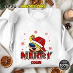 Personalized Long-Tailed Leopard Marsupilami Multicolor Adult T-shirt Sweatshirt Hoodie with Name Christmas Gift for Friends | Callie × Marsupilami®