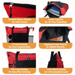 Personalized Cartoon Cheerleading Character Waterproof Mesh Tote Bag with Team Name Game Day Team Gift for Cheerleaders Coaches