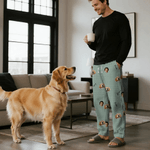 Personalized Face Photo Striped Pajama Pants with Name and Pocket Daily Use Party Birthday Gift for Family Pet Owners Lovers