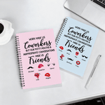 Taccuino a spirale A5 personalizzato con nome, agenda giornaliera, diario, regalo di compleanno per amico e collega.