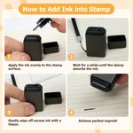 Personalized Simple Pickleball Stamp with Name and Lanyard Pickleball Accessory Birthday Sports Gift for Pickleball Lover Player