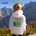 Personalised Long-Tailed Leopard Marsupilami Multicolour Kid T-shirt Sweatshirt Hoodie with Name Birthday Gift for Kids | Callie × Marsupilami®